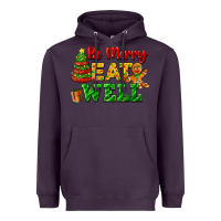 Plum be merry eat well Heavyweight Hoodie - FaDigitalArtStudio