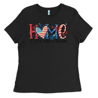 Home Of The Free Because Of The Brave Ladies Tee | Teevron