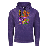 Cloud Purple Mardi Gras love Vintage Hoodie - LillyAllenDesigns