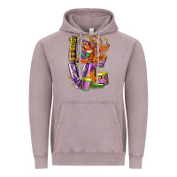Vintage Zinc Mardi Gras love Vintage Hoodie - LillyAllenDesigns