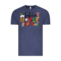 Vintage Denim Chrismas future nurse Vintage Tee - LillyAllenDesigns