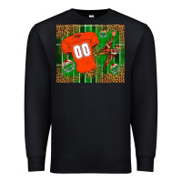 Black american football uniform mouse pad Premium Sweatshirt - BundleAndBundleShop