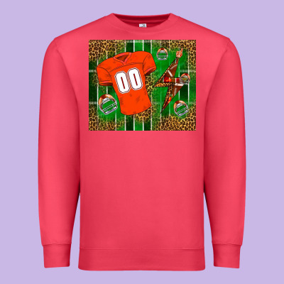 American Football Uniform Mouse Pad Premium Sweatshirt Designed By Bundleandbundleshop
