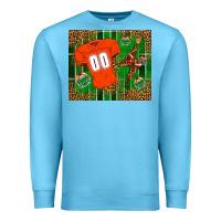 Ocean Blue american football uniform mouse pad Premium Sweatshirt - BundleAndBundleShop