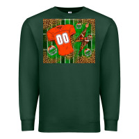 Sports Green american football uniform mouse pad Premium Sweatshirt - BundleAndBundleShop