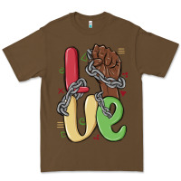 Cacao love juneteenth Premium Tee - MaliasSmallBusiness