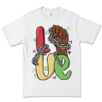 White love juneteenth Premium Tee - MaliasSmallBusiness