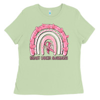 Matcha breast cancer  awareness rainbow Ladies Tee - MaliasSmallBusiness