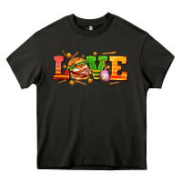 Asphalt love with hamburger Heavy Core Tee - AdoDesignShop