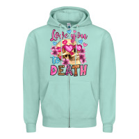 Seafoam love you to death olivia Zipper Hoodie - OliviaCreatesArt
