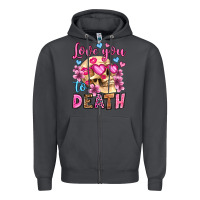Smoke love you to death olivia Zipper Hoodie - OliviaCreatesArt