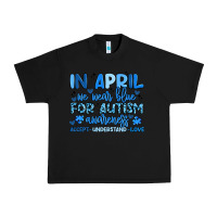 Black in april we wear blue for autism awareness Urban Heavy Tee - Artiststas
