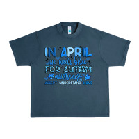 Midnight Navy in april we wear blue for autism awareness Urban Heavy Tee - Artiststas