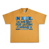 Peanut Butter in april we wear blue for autism awareness Urban Heavy Tee - Artiststas