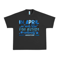 Pigment Black in april we wear blue for autism awareness Urban Heavy Tee - Artiststas