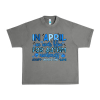 Tornado in april we wear blue for autism awareness Urban Heavy Tee - Artiststas