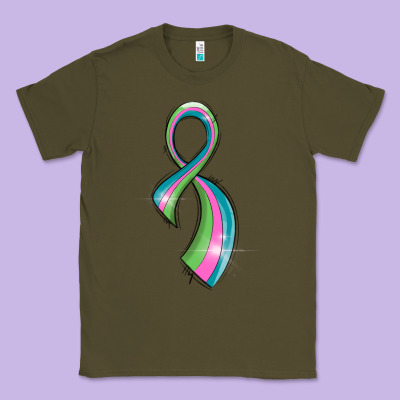 Metastatic Breast Cancer Ribbon Classic Tee Designed By Lillyallendesigns