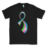 Black metastatic breast cancer ribbon Classic Tee - LillyAllenDesigns