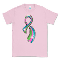 Bubblegum Pink metastatic breast cancer ribbon Classic Tee - LillyAllenDesigns