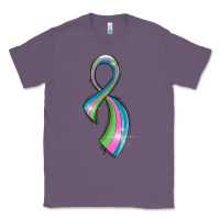 Lavender metastatic breast cancer ribbon Classic Tee - LillyAllenDesigns