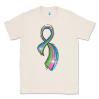 Natural metastatic breast cancer ribbon Classic Tee - LillyAllenDesigns