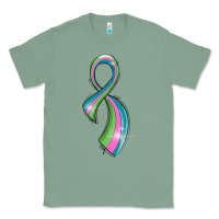 Sage metastatic breast cancer ribbon Classic Tee - LillyAllenDesigns