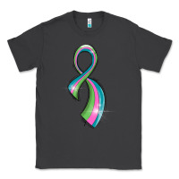 Smoke metastatic breast cancer ribbon Classic Tee - LillyAllenDesigns
