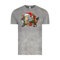Cloud Rock Joy Christmas Goat Vintage Tee - LillyAllenDesigns