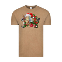 Joy Christmas Goat Vintage Tee | Teevron