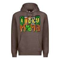 Coffee St. Patrick's lucky mama Premium Hoodie - OliviaCreatesArt