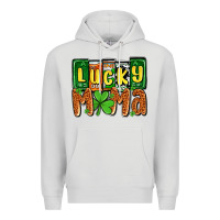 Dove Grey St. Patrick's lucky mama Premium Hoodie - OliviaCreatesArt
