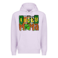Lilac St. Patrick's lucky mama Premium Hoodie - OliviaCreatesArt