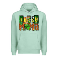 Seafoam St. Patrick's lucky mama Premium Hoodie - OliviaCreatesArt