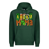 Sports Green St. Patrick's lucky mama Premium Hoodie - OliviaCreatesArt