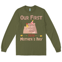 Army Green Our First Mother's Day Long Sleeve Tee - Bettercallsaul