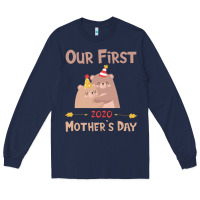 Navy Our First Mother's Day Long Sleeve Tee - Bettercallsaul