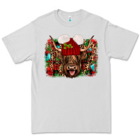 Dove Grey highland cow christmas Premium Tee - JahusDesignShop