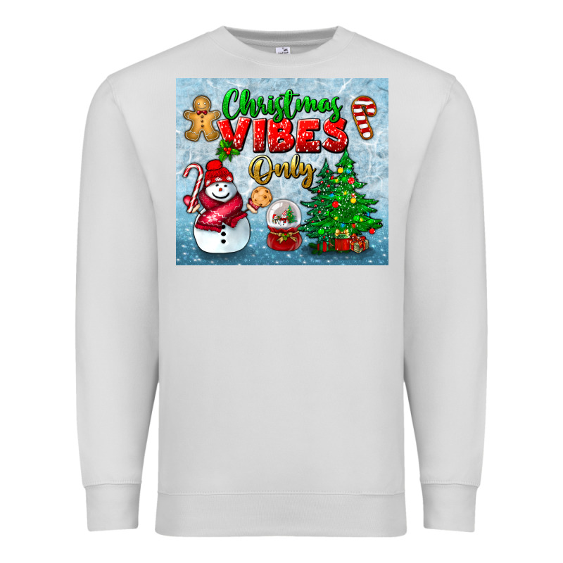 Christmas Vibes Only Tumbler Premium Sweatshirt by BundleAndBundleShop | Teevron