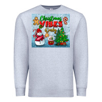 Heather Grey christmas vibes only tumbler Premium Sweatshirt - BundleAndBundleShop