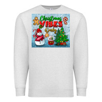 Oatmeal Heather christmas vibes only tumbler Premium Sweatshirt - BundleAndBundleShop