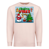 Pale Pink christmas vibes only tumbler Premium Sweatshirt - BundleAndBundleShop