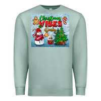 Seafoam christmas vibes only tumbler Premium Sweatshirt - BundleAndBundleShop