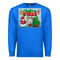 True Royal christmas vibes only tumbler Premium Sweatshirt - BundleAndBundleShop