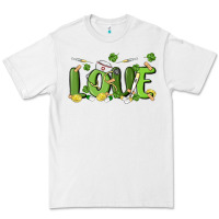 White st patricks love nurse Premium Tee - MaliasSmallBusiness