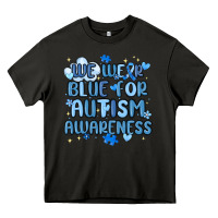 Asphalt we wear blue for autism awareness Heavy Core Tee - MaliasSmallBusiness