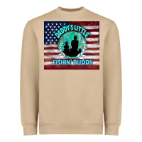 Daddy's Little Fishin Buddy Heavyweight Sweatshirt | Teevron