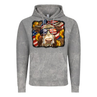 Cloud Rock Western 4th Of July Cow Background Vintage Hoodie - LillyAllenDesigns