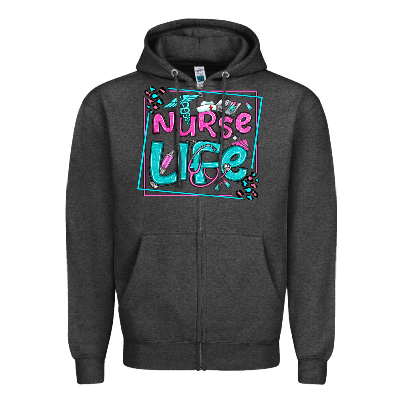 Nurse Life Olivia  (1) Zipper Hoodie by OliviaCreatesArt | Teevron