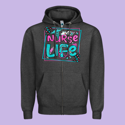 Nurse Life Olivia  (1) Zipper Hoodie Designed By Oliviacreatesart