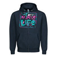 Navy nurse life olivia  (1) Zipper Hoodie - OliviaCreatesArt